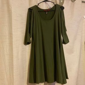 Casual olive green Hot Kiss dress